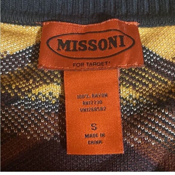 Missoni for Target Sz Sm Multi Colored Chevron Open Front Long Cardigan
Sweater - Picture 4 of 5